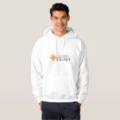 Het geluid is de Klassieke Klassieke Oranje lijn v Hoodie (Voorkant volledig)