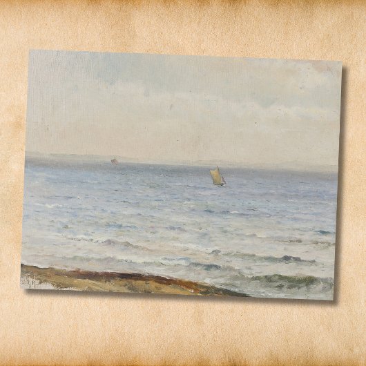 Het geluid - Uitzicht uit Ven (1892) Briefkaart