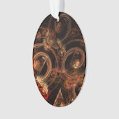 Het geluid van Abstracte muziek Acrylovaal Ornament (voorkant)