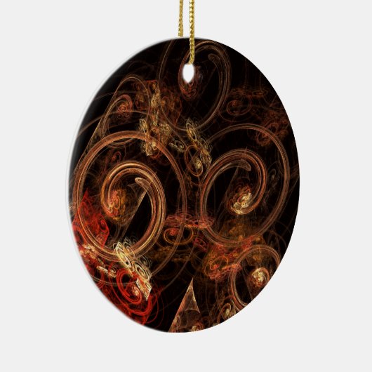 Het geluid van de Abstracte Art Circle Ornament va (Rechts)