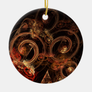 Het geluid van de Abstracte Art Circle Ornament va
