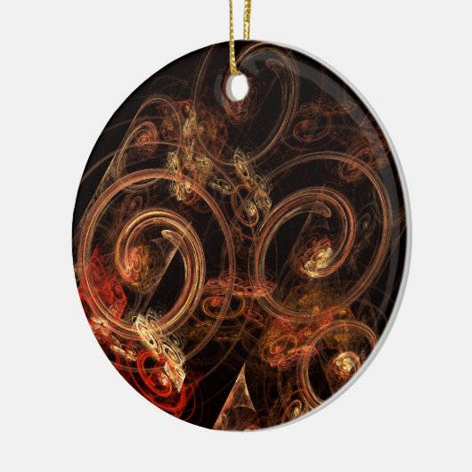 Het geluid van de Abstracte Art Circle Ornament va (Links)