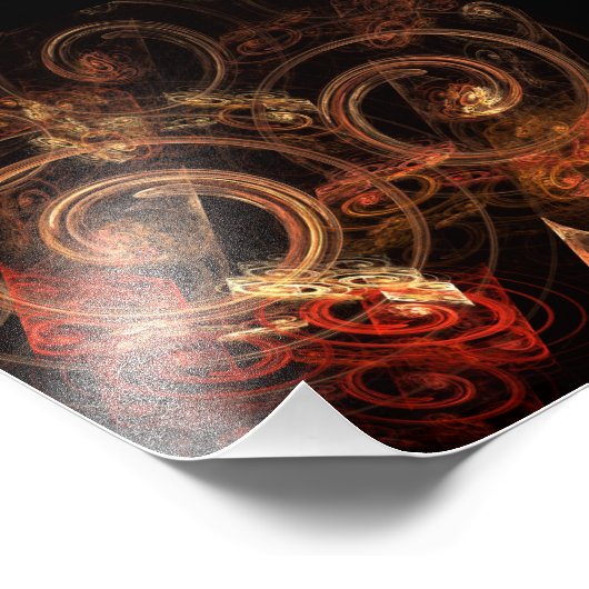 Het geluid van de Abstracte foto van de Kunst van  Afdruk (Hoek)