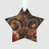 Het geluid van de Abstracte muziekkunst Acrylster Ornament (achterkant)