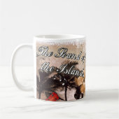 Het geluid van de eilanden koffiemok (Links)