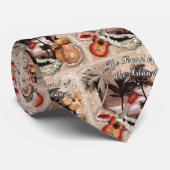 Het geluid van de eilanden stropdas (Opgerold)