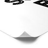 Het geluid van de grappige ghost Bugle Pun Poster (Hoek)