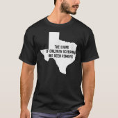 Het geluid van de kinderen die schreeuwen is verwi t-shirt (Voorkant)