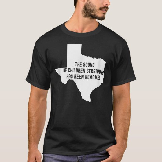 Het geluid van de kinderen die schreeuwen is verwi t-shirt (Voorkant)