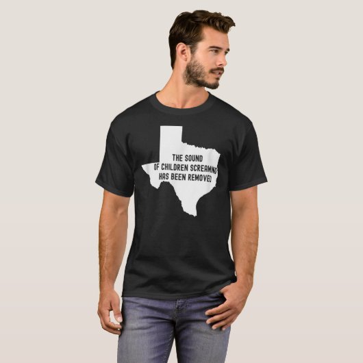 Het geluid van de kinderen die schreeuwen is verwi t-shirt (Voorkant volledig)