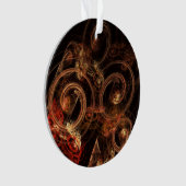 Het geluid van de muziek Abstracte Art Acrylcirkel Ornament (voorkant)