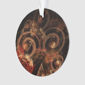 Het geluid van de muziek Abstracte Art Acrylcirkel Ornament (voorkant)