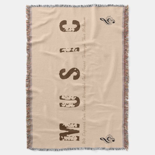 HET GELUID VAN DE MUZIEKBLANKET DEKEN (Voorkant Verticaal)