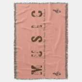 HET GELUID VAN DE MUZIEKBLANKET DEKEN (Voorkant Verticaal)