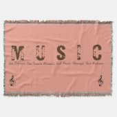 HET GELUID VAN DE MUZIEKBLANKET DEKEN (Voorkant)