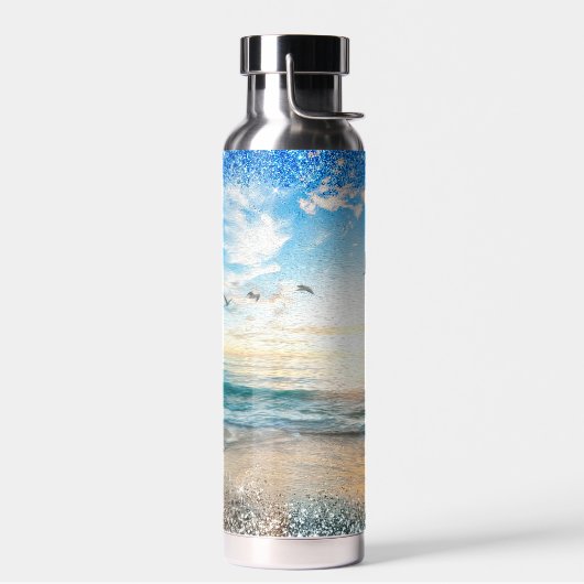 Het geluid van de oceaan en de enkels waterfles (Links)