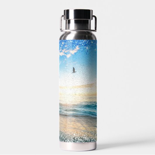 Het geluid van de oceaan en de enkels waterfles (Achterkant)