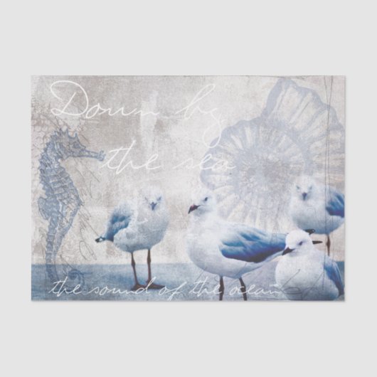 Het geluid van de oceaan tissuepapier (Voorkant)