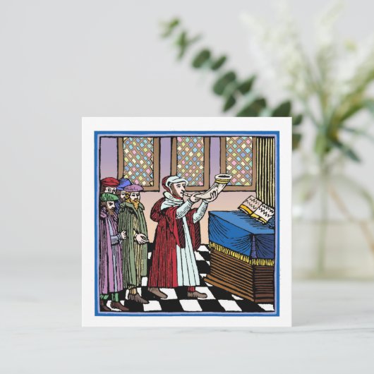 Het geluid van de Shofar Kaart (Staand voorkant)