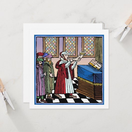 Het geluid van de Shofar Kaart (Voorkant / Achterkant in situ)