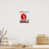 Het geluid van een kus poster (Keuken)
