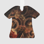 Het geluid van het Abstracte Art Acrylische Shirt  Ornament (voorkant)