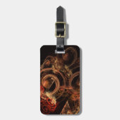 Het geluid van het Abstracte Kunstadres van de Muz Bagagelabel (Voorkant verticaal)