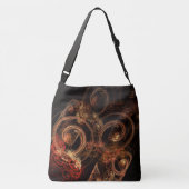 Het geluid van het Abstracte kunstlichaam van de M Crossbody Tas (Achterkant)