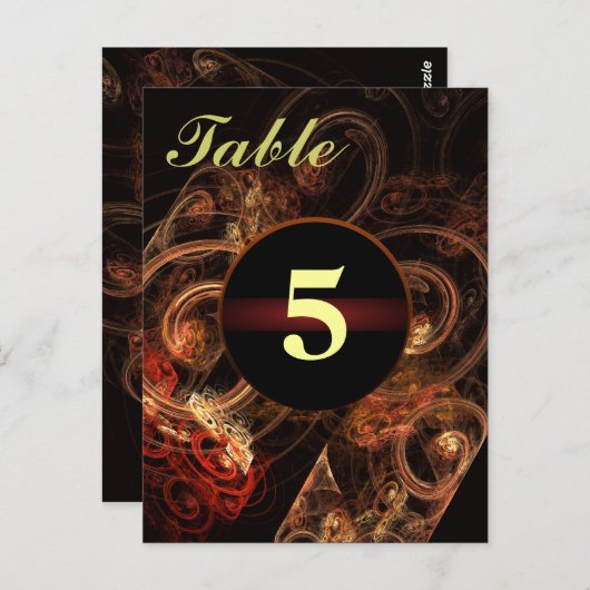 Het geluid van het Briefkaart van het Aantal van d (Voorkant / Achterkant)