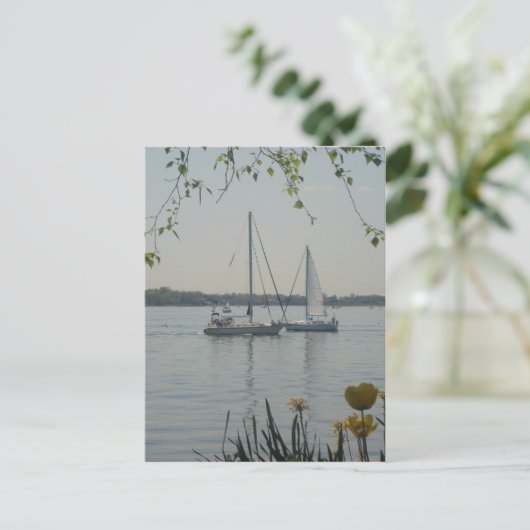 Het Geluid van Long Island Briefkaart (Staand voorkant)