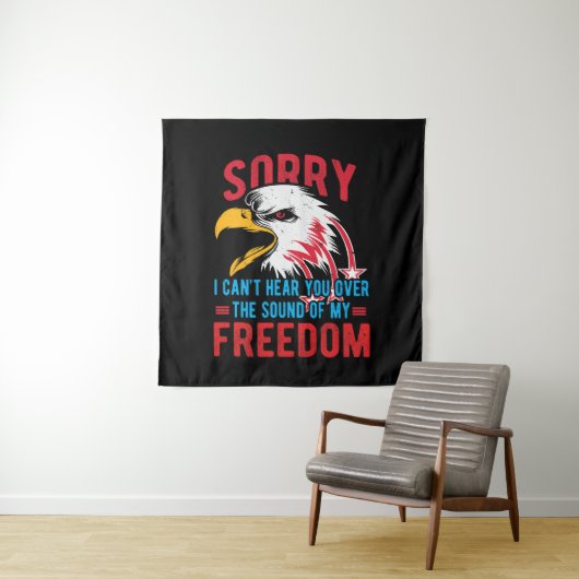 Het geluid van mijn vrijheid wandkleed (In situ)