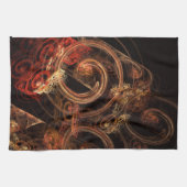 Het geluid van muziek Abstracte Art Kitchen Towel Theedoek (Horizontaal)