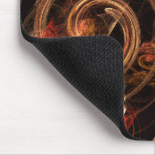 Het geluid van muziek Abstracte Art Mousepad Muismat (Hoek)