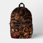 Het geluid van muziek Abstracte kunst Bedrukte Rugzak (Voorkant)