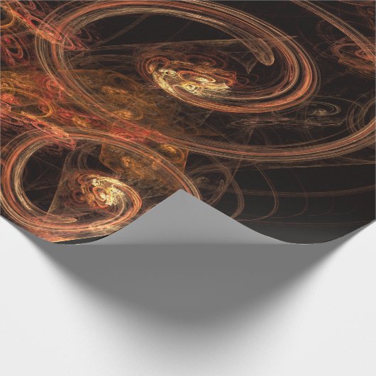 Het geluid van muziek Abstracte kunst Cadeaupapier (Hoek)