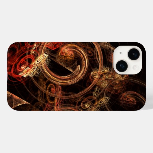 Het geluid van muziek Abstracte kunst Case-Mate iPhone Case (Achterkant (horizontaal))