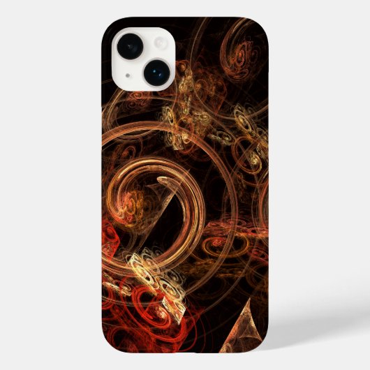Het geluid van muziek Abstracte kunst Case-Mate iPhone Case (Achterkant)