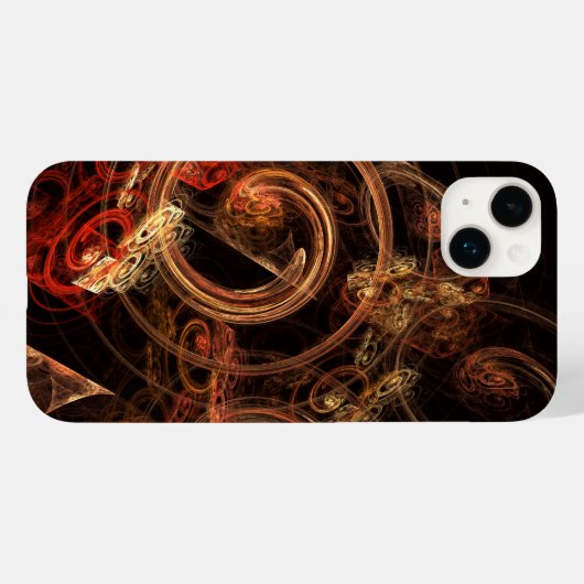 Het geluid van muziek Abstracte kunst Case-Mate iPhone Case (Achterkant (horizontaal))
