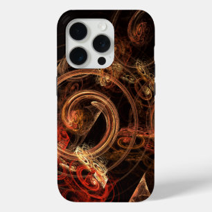 Het geluid van muziek Abstracte kunst iPhone 15 Pro Case