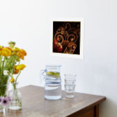 Het geluid van muziek Abstracte kunst Folie Afdrukken (Laag (Keuken))