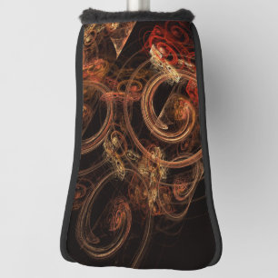 Het geluid van muziek Abstracte kunst Golfheadcover