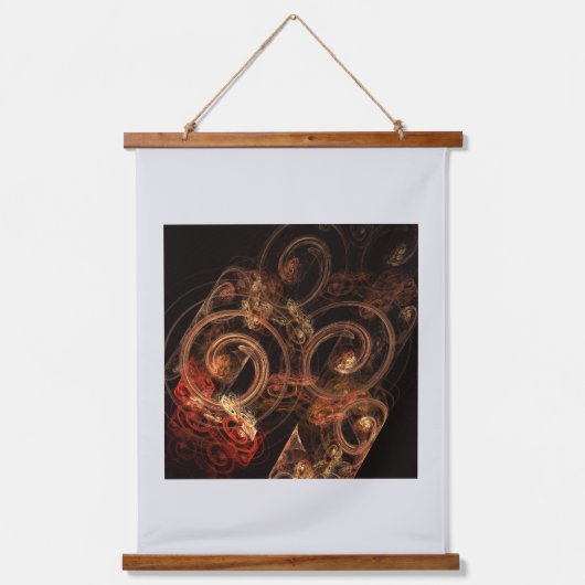Het geluid van muziek Abstracte kunst Hangend Wandkleed (Voorkant)