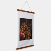 Het geluid van muziek Abstracte kunst Hangend Wandkleed (Gebogen)