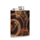 Het geluid van muziek Abstracte kunst Heupfles (Rechts)