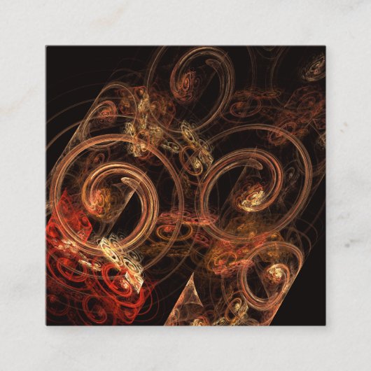 Het geluid van muziek Abstracte kunst Informatiekaartje (Voorkant)