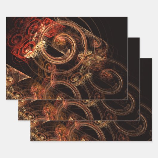 Het geluid van muziek Abstracte kunst Inpakpapier Vel (Set)