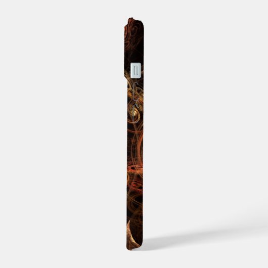 Het geluid van muziek Abstracte kunst iPhone 15 Case (Linkerkant)