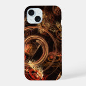 Het geluid van muziek Abstracte kunst iPhone 15 Case (Achterkant)