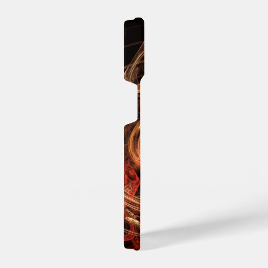 Het geluid van muziek Abstracte kunst iPhone Hoesje (Rechterkant)