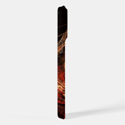 Het geluid van muziek Abstracte kunst iPhone Hoesje (Rechterkant)